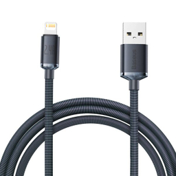 کابل تبدیل USB به لایتنینگ باسئوس مدل Crystal Shine طول 2 متر