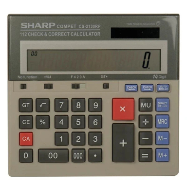 ماشین حساب شارپ مدل CS-2130RP کد 1124
