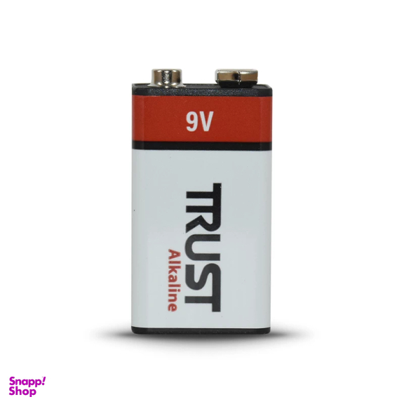 باتری کتابی تراست مدل Alkaline Power plus 9V