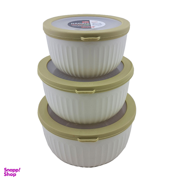 ظرف نگهدارنده کاپریس مدل سیف لاک مجموعه 3 عددی