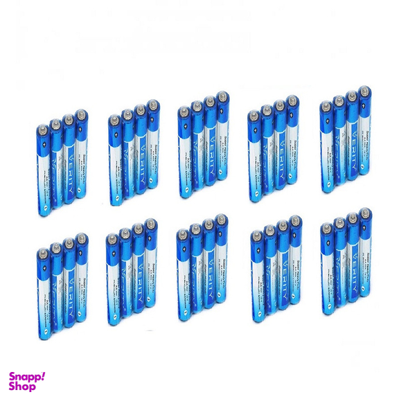 باتری قلمی وریتی مدل Zinc Carbon AA بسته 40 عددی