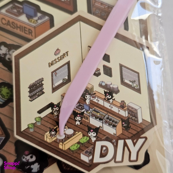 استیکر سه بعدی ساختنی مدل شیرینی سرا کرومی کد 203