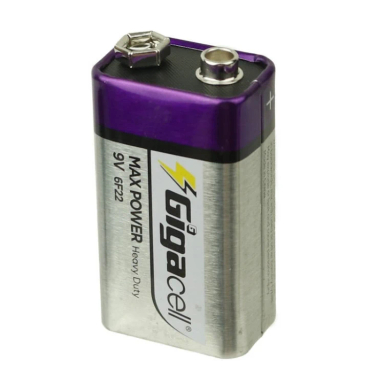 باتری 9 ولت گیگاسل مدل Max Power