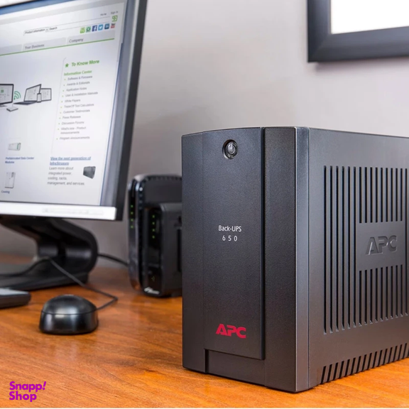 منبع تغذیه UPS مدل 650 APC ظرفیت 650 میلی‌ آمپر ساعت