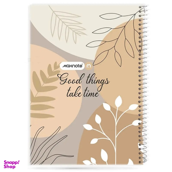 دفتر سیمی 100 برگ مکث نوت مدل جلد سخت کد 9_9172