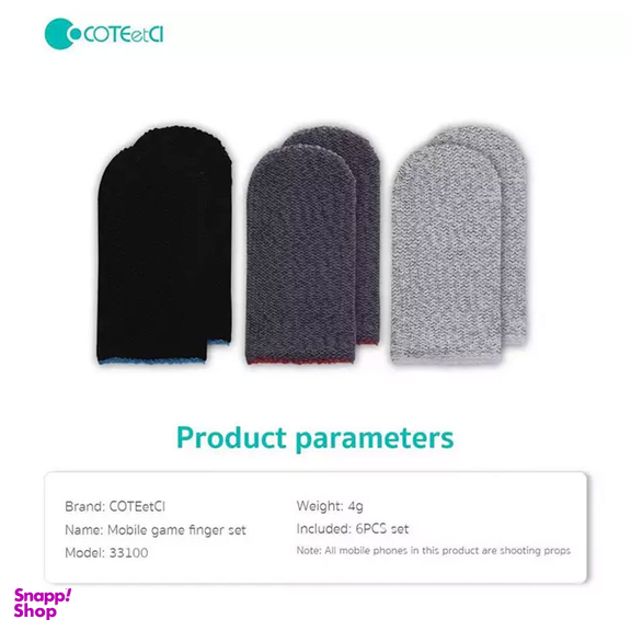 کاور انگشتی گیمینگ موبایل کوتتسی 33100 بسته 6 عددی