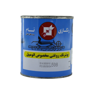 رنگ آستر روغنی طوسی تام کد 598 حجم 1 لیتر