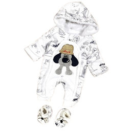 کاپشن نوزاد کد 130 رنگ سفید