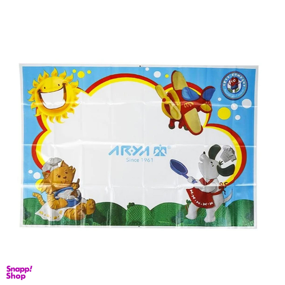 خمیر بازی 10 رنگ آریا مدل سطلی آبی