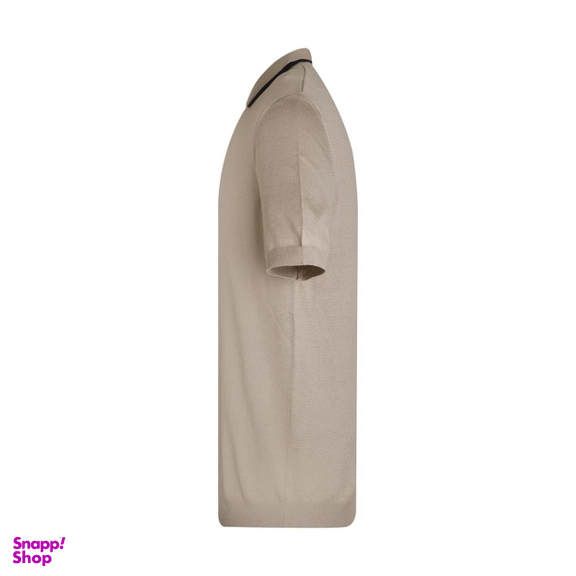 پولوشرت بافت آستین کوتاه مردانه مدل GD-s-16899499 رنگ کرم