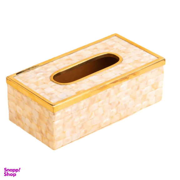 جعبه دستمال کاغذی برنجی کد 511