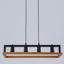 لوستر چهار شعله چشمه نور کد AB1336/4BK