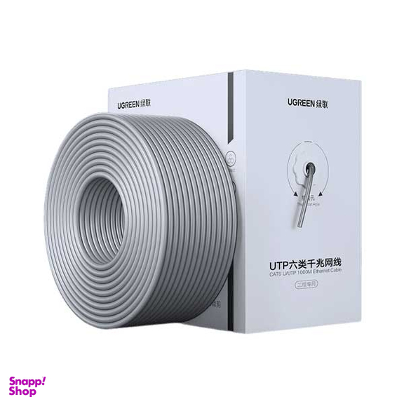 کابل شبکه Cat6 UTP یوگرین مدل NW199 کد 80671 طول 305 متر