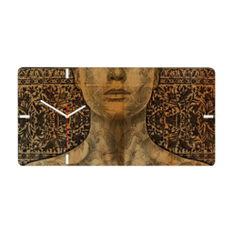 ساعت دیواری چوبی چارگوش (Chargosh) سری چ هوم مدل rc03