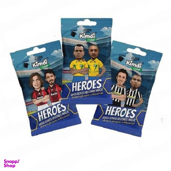 اسباب بازی شانسی کیمدی مدل فوتبال هیرو 2026 Heroes بسته 3 عددی