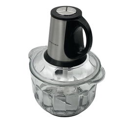 خرد کن سیلور کرست سه کلید مخزن شیشه ای با طرح لاله