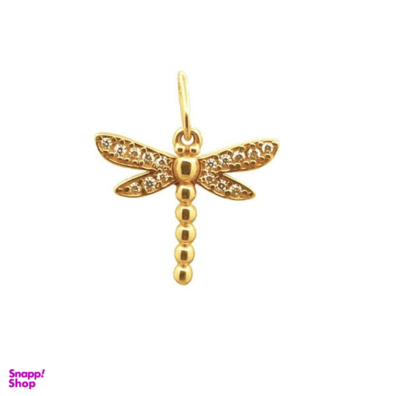 پلاک گردنبند طلا 18 عیار زنانه سی دا مهر مدل سنجاقک