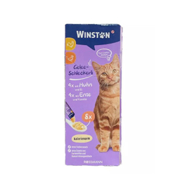 بستنی گربه وینستون طعم مرغ و اردک بسته 8 عددی