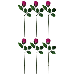 گل مصنوعی مدل عطری مجموعه 6 عددی