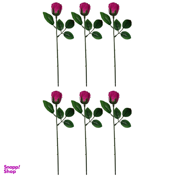 گل مصنوعی مدل عطری مجموعه 6 عددی