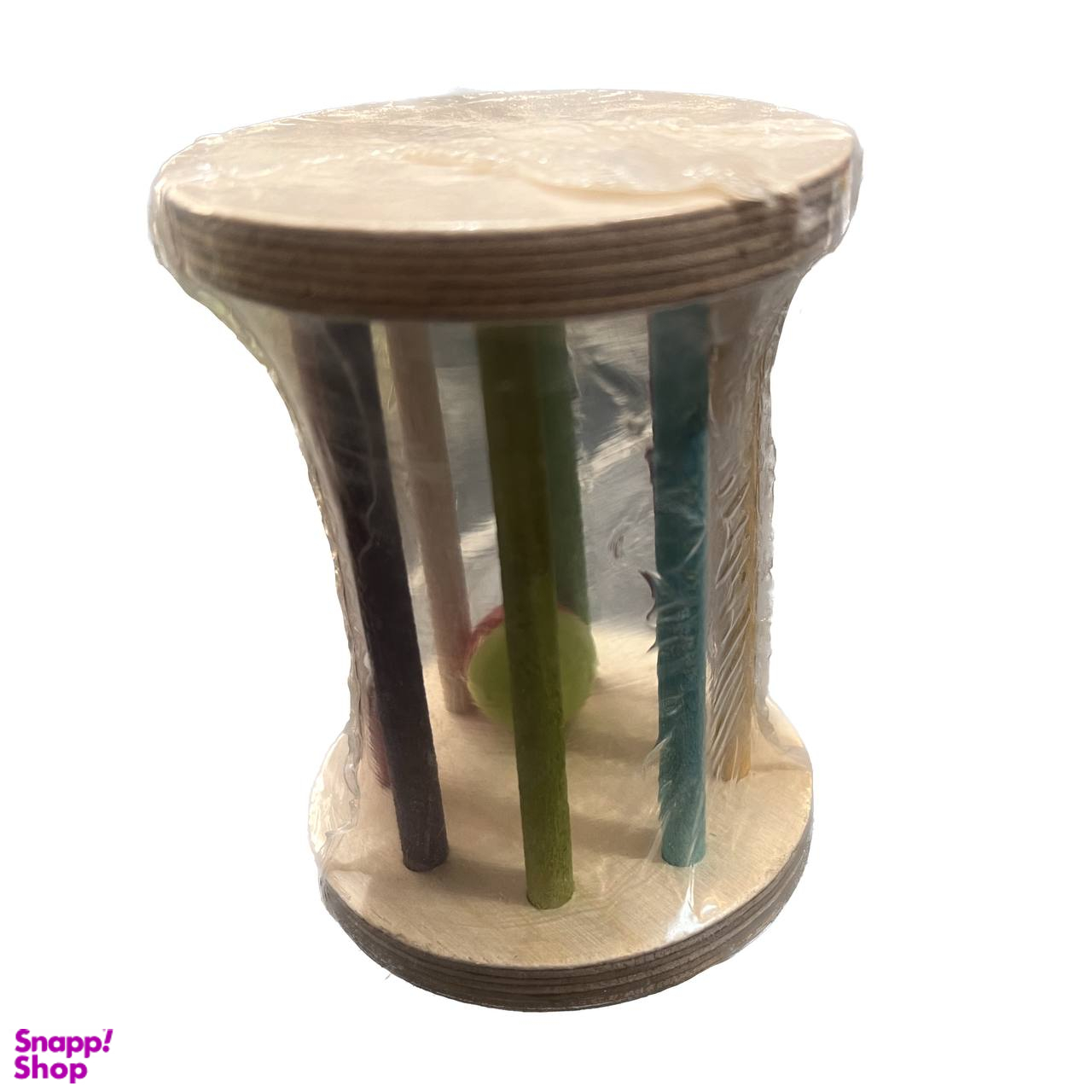 اسباب بازی پرندگان چکاوک مدل چرخ استوانه ای و توپ زندانی کد 674265