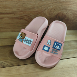 دمپایی بچگانه زیتون مدل الیت رنگ گلبهی