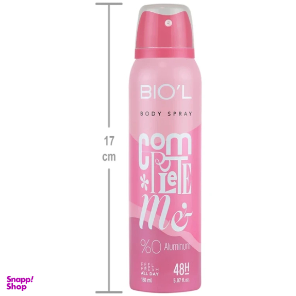 اسپری خوشبو کننده بدن زنانه بیول مدل Complete Me حجم 150 میلی لیتر