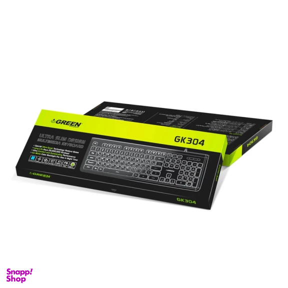 کیبورد سیمی گرین مدل GK304