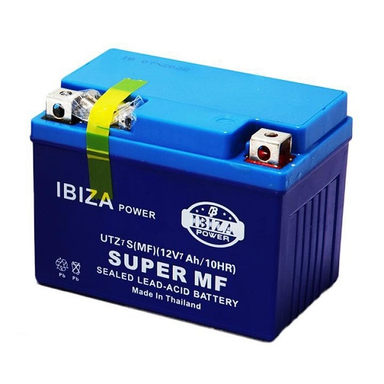 باتری موتور سیکلت ایبیزا متوسط مدل 12V-7AH