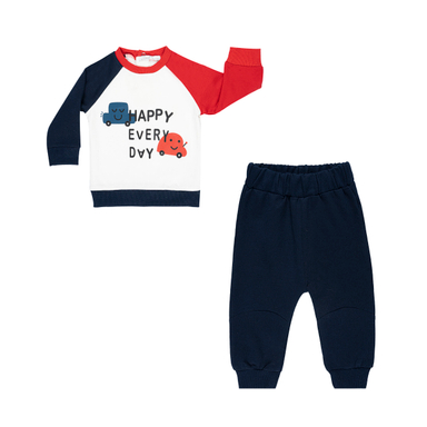 ست سویشرت و شلوار پسرانه فیورلا مدل شاد کد 24547