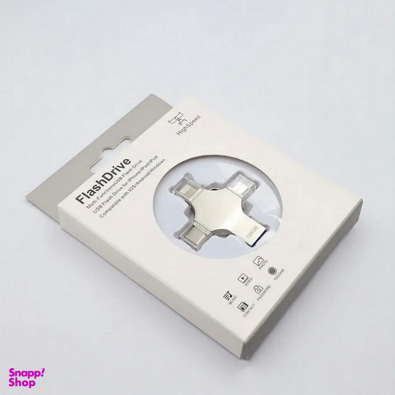 فلش مموری و مبدل چندکاره وای-دیسک مدل i-Flash Device HD ظرفیت 128 گیگابایت