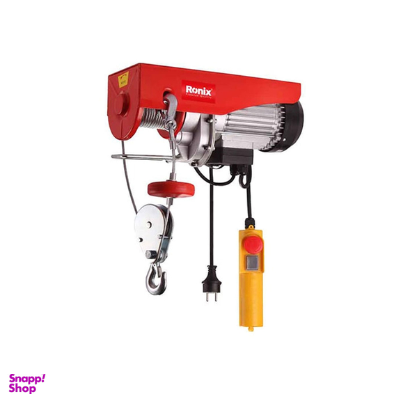 جرثقیل سقفی برقی رونیکس مدل RH-4132 وزن 400 کیلوگرم سایز 18 متر