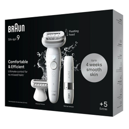 اپیلاتور براون مدل SES9-341 به همراه ماشین اصلاح صورت براون مدل FS1000