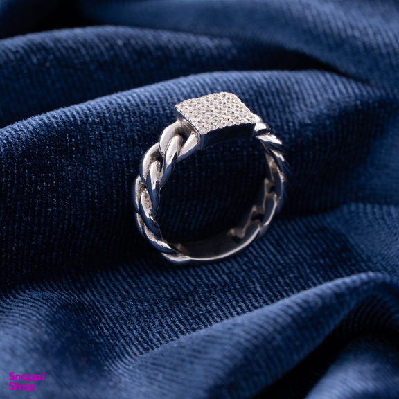 انگشتر طلا 18 عیار زنانه جواهری سون کد 0117