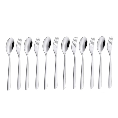 سرویس قاشق و چنگال جی فی نی 12 پارچه مدل G12 لاکچری