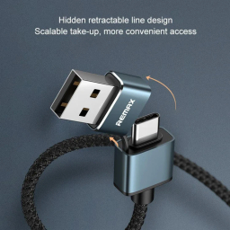 کابل دیتا Type-C/USB به Type-C/Lightning ریمکس کد RC-020T طول 1 متر