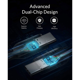 کابل شارژ USB Type-C انکر (Anker) مدل PowerLine III A8856H11 طول 1.8 متر