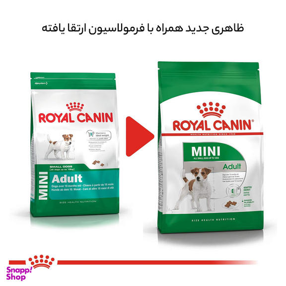 غذای خشک رویال کنین مدل مینی ادالت وزن 2000 گرم