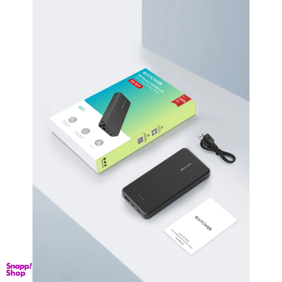 پاوربانک 15 وات راوپاور مدل RP-PB1215 ظرفیت 10000 میلی آمپر ساعت