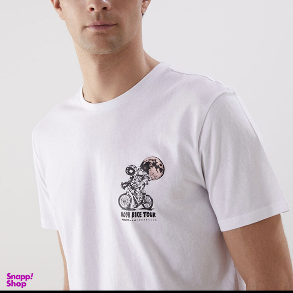 تیشرت آستین کوتاه مردانه ال سی وایکیکی مدل فول پنبه رنگ سفید