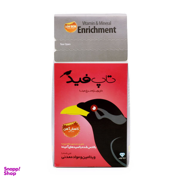 غذای خشک مرغ مینا تاپ فید مدل Essential Blend وزن 1 کیلوگرم
