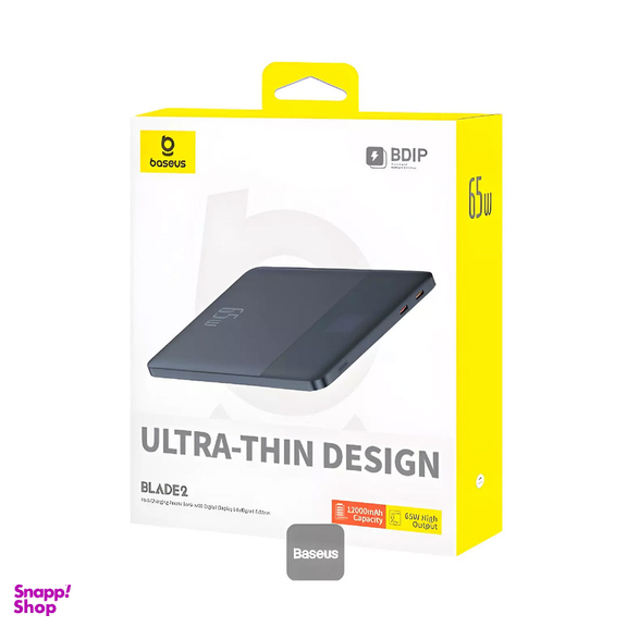 پاوربانک 65 وات 12000 میلی آمپر بیسوس مدل PPBLD2-65