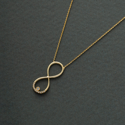 گردنبند طلا 18 عیار زنانه جواهری سون کد 2390