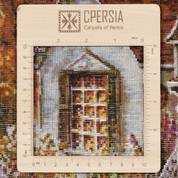 تابلو فرش دستباف سی پرشیا مدل منظره کلیسا در پاییز کد 903911