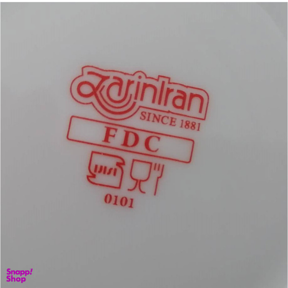 قوری چینی زرین ایران مدل چهار ترک 5 آران مینیاتور درجه 3