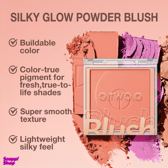 رژگونه پودری او تو او شماره 05 pink