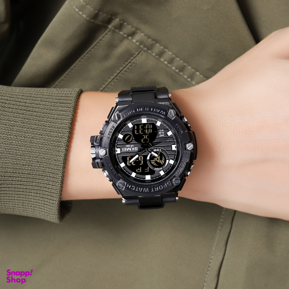 ساعت مچی عقربه ای دیجیتال اسکمی مدل 2119 BK