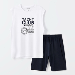 ست تاپ و شلوارک مردانه ال سی وایکیکی مدل آنتی باکتریال ترمال