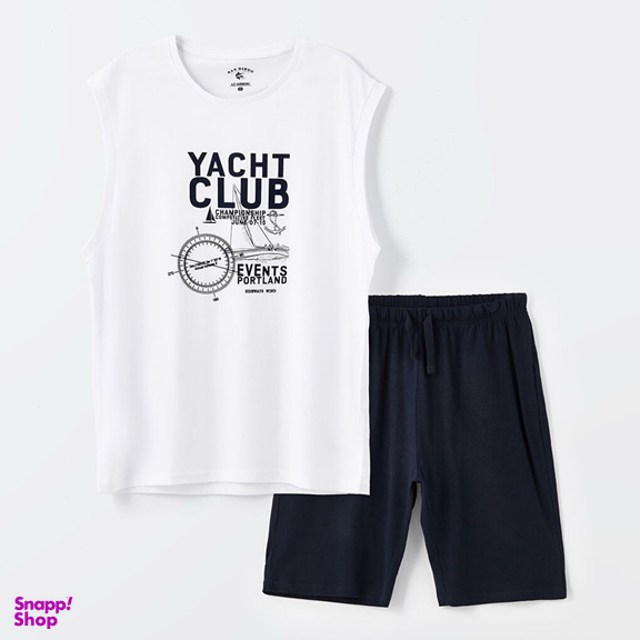 ست تاپ و شلوارک مردانه ال سی وایکیکی مدل آنتی باکتریال ترمال