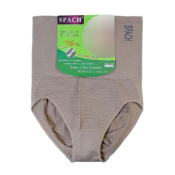 شورت گنی زنانه اسپاچ مدل فنردار رنگ خاکی